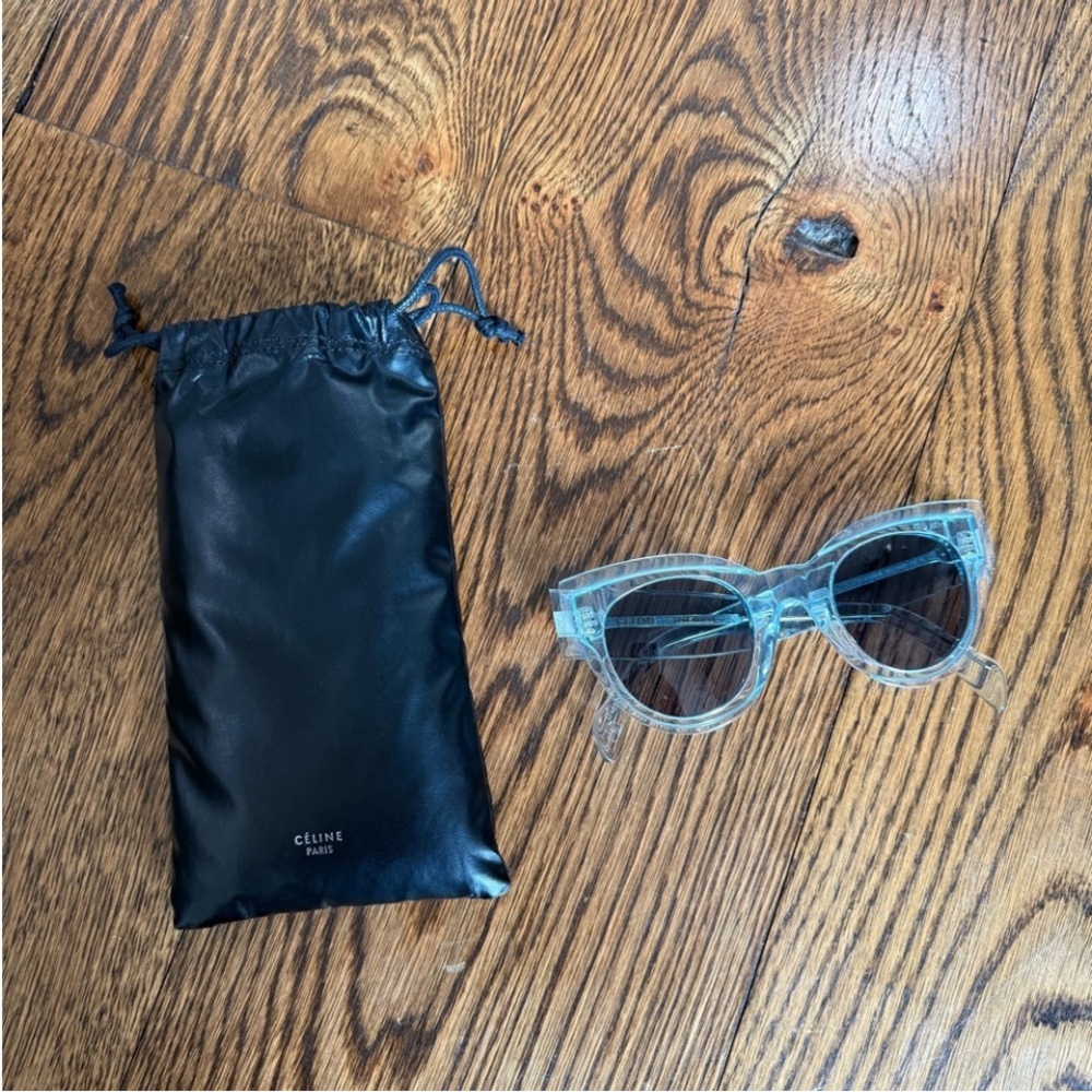 Céline Transparent Blue Sunglasses